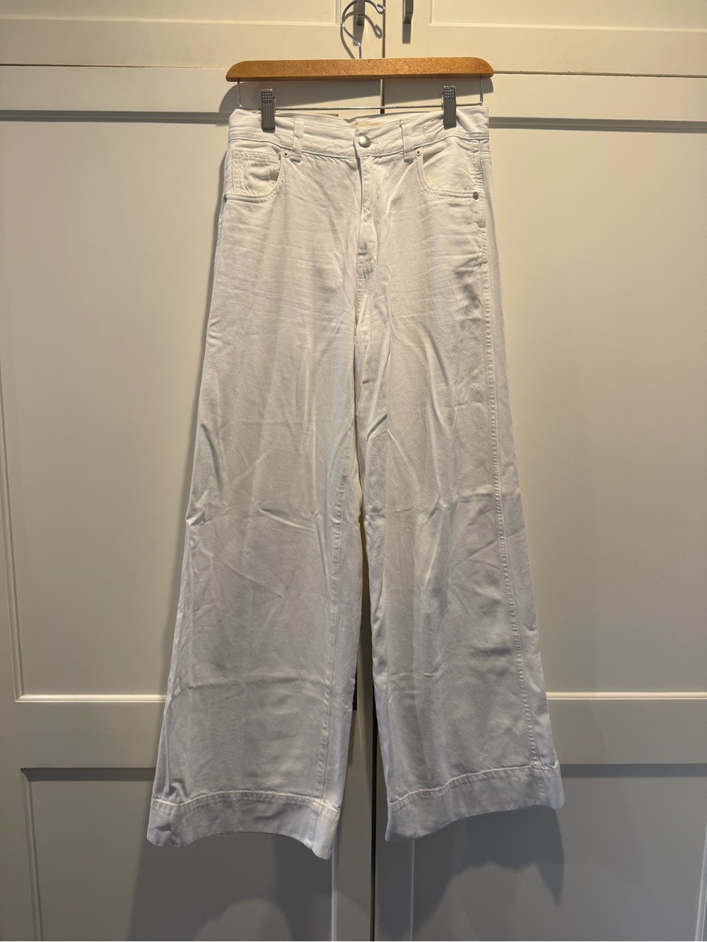 Madewell Super Wide-Leg Women’s Jeans in White